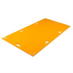 Plaque de route en plastique orange (LxL= 2x1m)