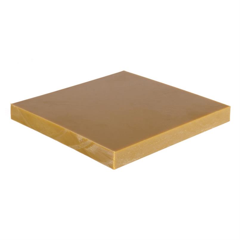 Plaque polyuréthane blond 20mm (200x100cm) 80 Shore A