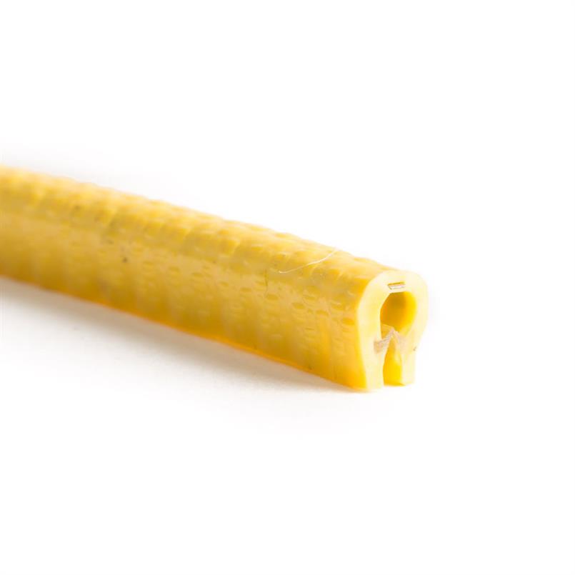 Profilé bord de tôle jaune 0,5-2,0mm /LxH=6,5x9,5mm (L=100m)