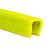 Profilé bord de tôle jaune fluo 6-8mm LxH=13x15mm (L=50m)