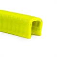 Profilé bord de tôle jaune fluo 8-10mm LxH=17x15mm (L=50m)