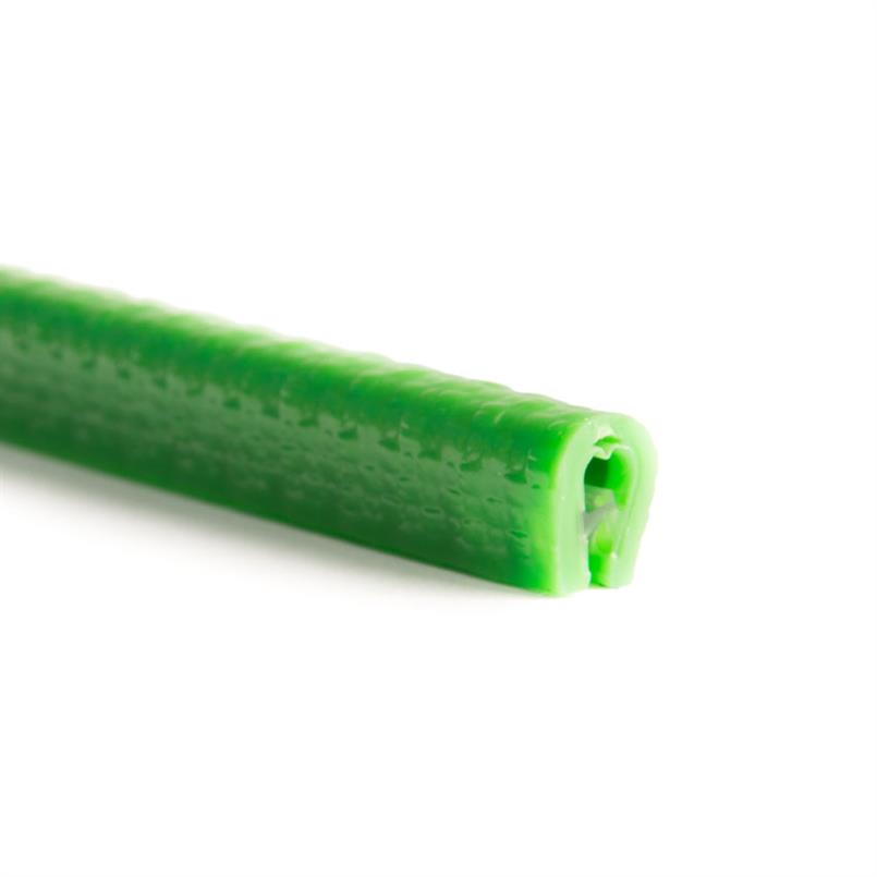 Profilé bord de tôle vert clair 0,5-2,0mm /LxH=6,5x9,5mm (L=100m)