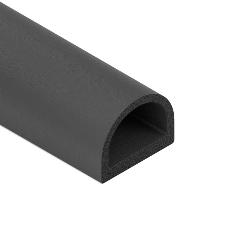 Profilé D caoutchouc cellulaire LxH=30x23mm (L=50m)