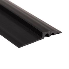 Profilé de finition PVC dur noir LxH=72x9,5mm