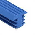 Profilé en T bleu LxH=12 x10,8mm antidérapant pour escalier (L=25m)