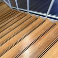 Profilé en T noir LxH=12 x10,8mm antidérapant pour escalier