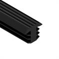 Profilé en T noir LxH=8,5 x7,5mm antidérapant pour escalier (L=25m)