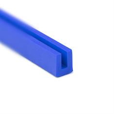 Profilé en U silicone bleu LxH=4x10mm (L=125m)