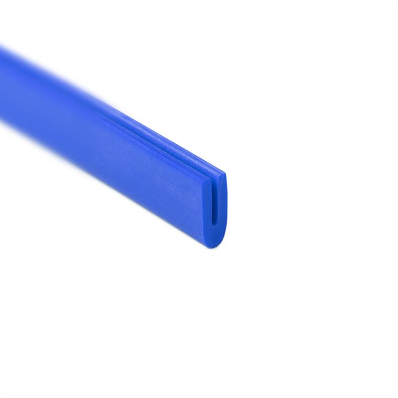 Profilé en U silicone bleu LxH=4x10mm (L=200m)