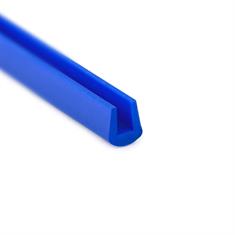 Profilé en U silicone bleu LxH=8x9,3mm (L=200m)