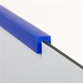 Profilé en U silicone bleu LxH=9x10mm (L=125m)
