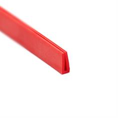 Profilé en U silicone rouge LxH=3,5x10mm (L=250m)