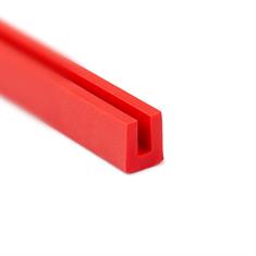 Profilé en U silicone rouge LxH=4x10mm (L=125m)