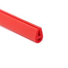Profilé en U silicone rouge LxH=7,5x11mm (L=175m)