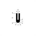 Profilé en U silicone transparent LxH=4x10mm (L=150m)