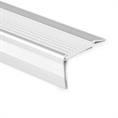 Profilé nez de marche aluminium blanc LxLxH=1500x55x31mm