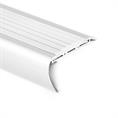 Profilé nez de marche aluminium blanc LxLxH=1500x65x35mm