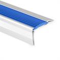 Profilé nez de marche aluminium bleu LxLxH=1500x55x31mm