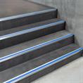 Profilé nez de marche aluminium bleu LxLxH=1500x55x31mm