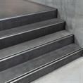 Profilé nez de marche aluminium brun LxLxH=1500x40x18mm