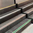 Profilé nez de marche aluminium brun LxLxH=1500x55x31mm