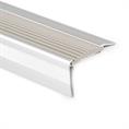 Profilé nez de marche aluminium gris LxLxH=1500x55x31mm
