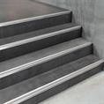 Profilé nez de marche aluminium gris LxLxH=1500x55x31mm