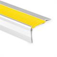 Profilé nez de marche aluminium jaune LxLxH=1500x55x31mm