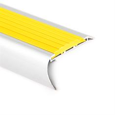 Profilé nez de marche aluminium jaune LxLxH=1500x65x35mm