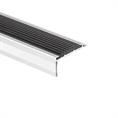 Profilé nez de marche aluminium noir LxLxH=1500x40x18mm
