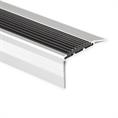 Profilé nez de marche aluminium noir LxLxH=1500x55x31mm