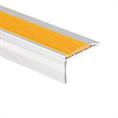 Profilé nez de marche aluminium orange LxLxH=1500x45x25mm