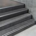 Profilé nez de marche aluminium orange LxLxH=1500x45x25mm