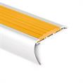 Profilé nez de marche aluminium orange LxLxH=1500x65x35mm
