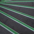 Profilé nez de marche aluminium vert LxLxH=1500x45x25mm