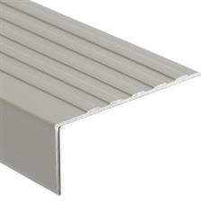 Profilé nez de marche antidérapant gris LxLxH=1500x100x40mm