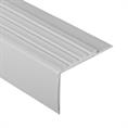 Profilé nez de marche gris clair LxLxH=1500x70x42mm E= 4mm
