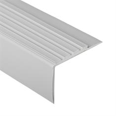 Profilé nez de marche gris clair LxLxH=1500x70x42mm E= 4mm