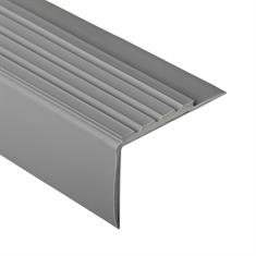 Profilé nez de marche gris foncé LxLxH=1500x70x42mm E= 4mm