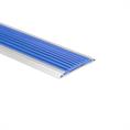 Profilé nez de marche pvc bleu LxLxH=1500x42x3,8mm