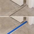 Profilé nez de marche pvc bleu LxLxH=1500x42x3,8mm