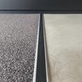 Profilé nez de marche pvc brun LxLxH=1500x42x3,8mm