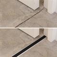Profilé nez de marche pvc noir LxLxH=1500x42x3,8mm