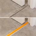 Profilé nez de marche pvc orange LxLxH=1500x42x3,8mm