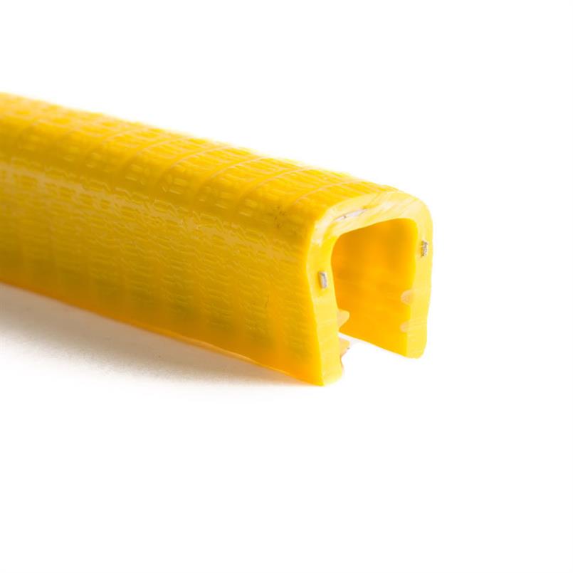 Profile pince PVC jaune 6-8mm /LxH= 13x15mm (L=50m)