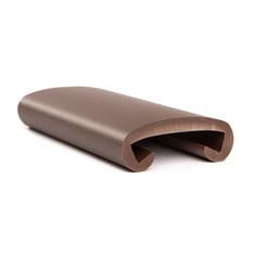 Profilé rampe d'escalier marron LxH=40x8mm (L=25m)