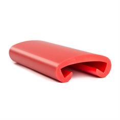 Profilé rampe d'escalier rouge LxH=40x8mm (L=25m)