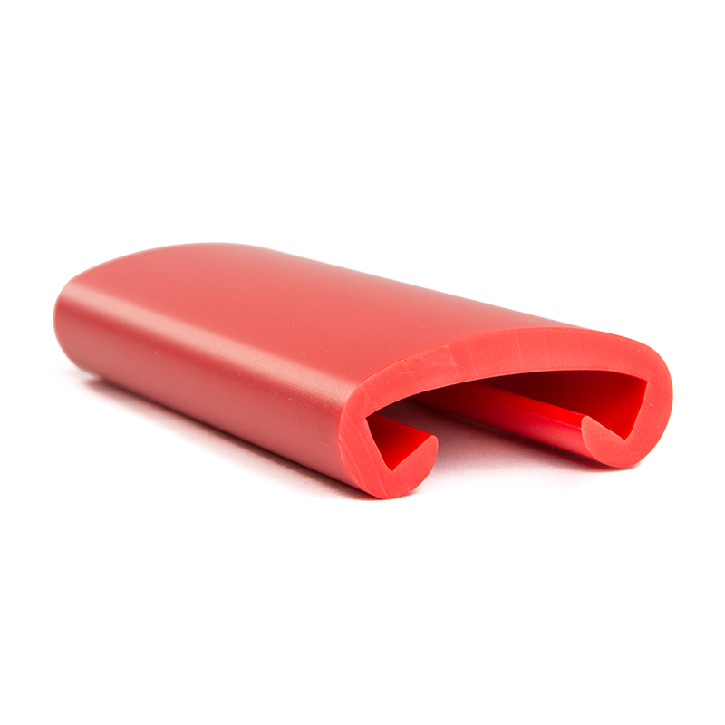 Profilé rampe d'escalier rouge LxH=40x8mm (L=25m)