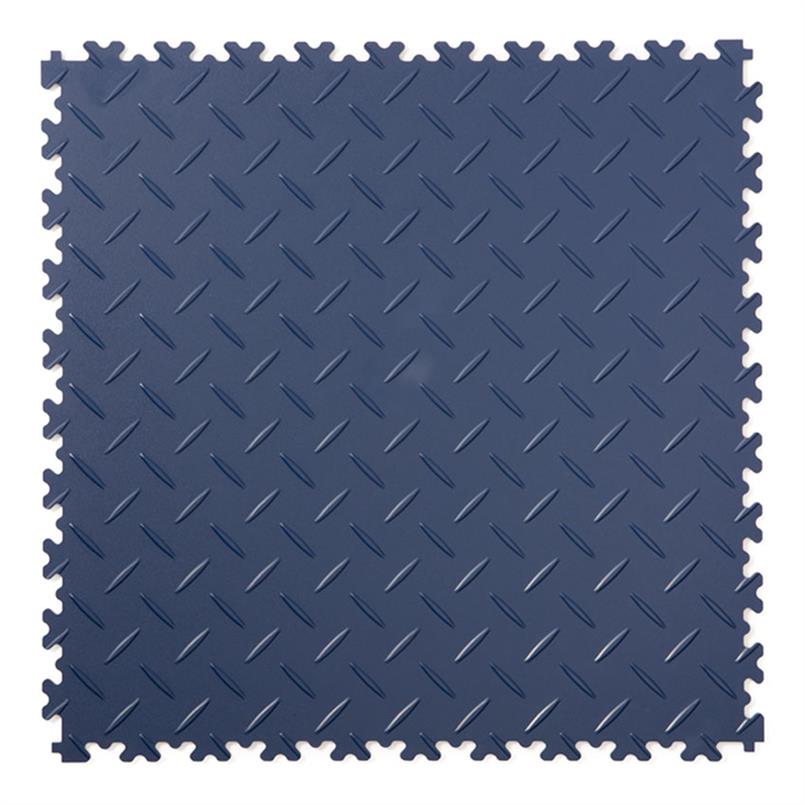 PVC kliktegel diamant donkerblauw 500x500x4mm (10 tegels)