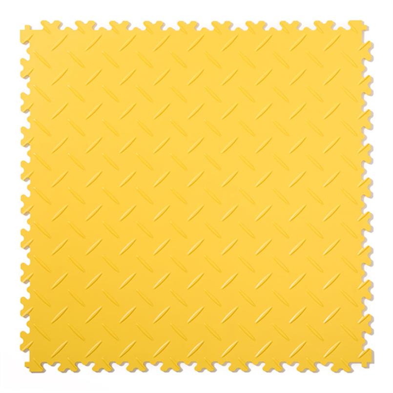 PVC kliktegel diamant geel 500x500x4mm (10 tegels)